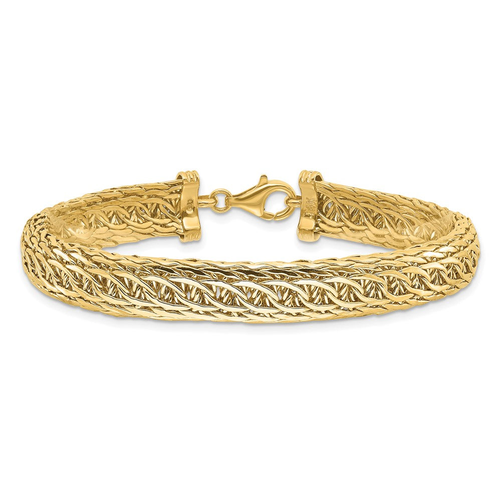 14k 8.25mm Fancy Multi-Link Bracelet