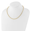 14k Polished and D/C Fancy Twisted 18in Necklace