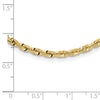 14k Polished and D/C Fancy Twisted 18in Necklace