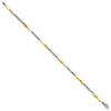 14K Two-tone Polished 7.75in Bracelet