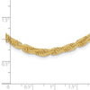 14K Polished Fancy Bold Link Necklace
