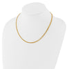 14K Polished Fancy Triple Cable Chain Necklace