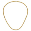 14K Polished Fancy Triple Cable Chain Necklace