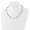 14K Polished 3.7mm Fancy Link 18 inch Necklace