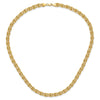14K Polished Fancy Link Necklace