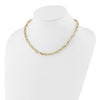 14k Polished Fancy Link 18.25inch Necklace