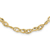 14k Polished Fancy Link 18.25inch Necklace