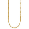 14K Diamond-cut Beaded 18 inch Necklace