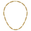 14k Polished Multi-Strand Diamond-cut Rope and Beaded 18.25 inch Necklace