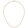 14K Polished and Diamond-cut Beaded 16 inch Necklace Plus 2 inch Extender