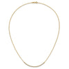 14K Two-tone Diamond-cut Beaded 18 inch Necklace