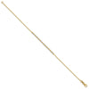 14K Two-tone Diamond-cut Beaded 7.5 inch Bracelet