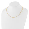 14K Polished Fancy Twisted Links 18 inch Necklace