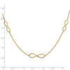 14K Polished Infinity Symbol 16 inch 3-Station Necklace Plus 2 inch Extender
