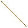 14k Polished Fancy 5mm Rolo Link 8.5 inch Bracelet