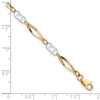 Gold Link Style Bracelets