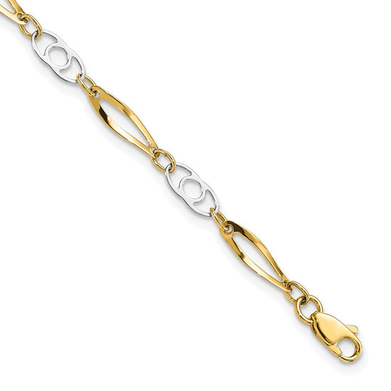 Gold Link Style Bracelets