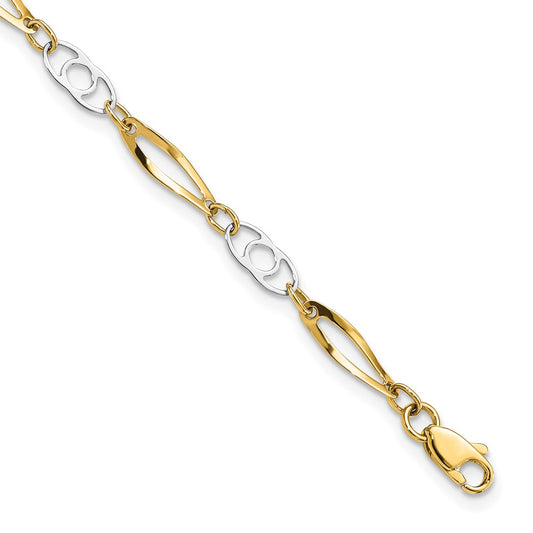 Gold Link Style Bracelets