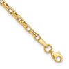 14k Polished 2mm Fancy Cable Link 7.25 inch Bracelet