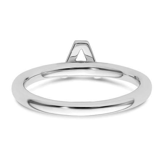 Stackable Diamond Initial Rings