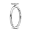 Stackable Diamond Initial Rings