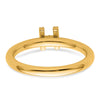 Stackable Diamond Initial Rings