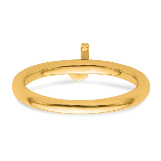 Stackable Diamond Initial Rings