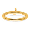 Stackable Diamond Initial Rings