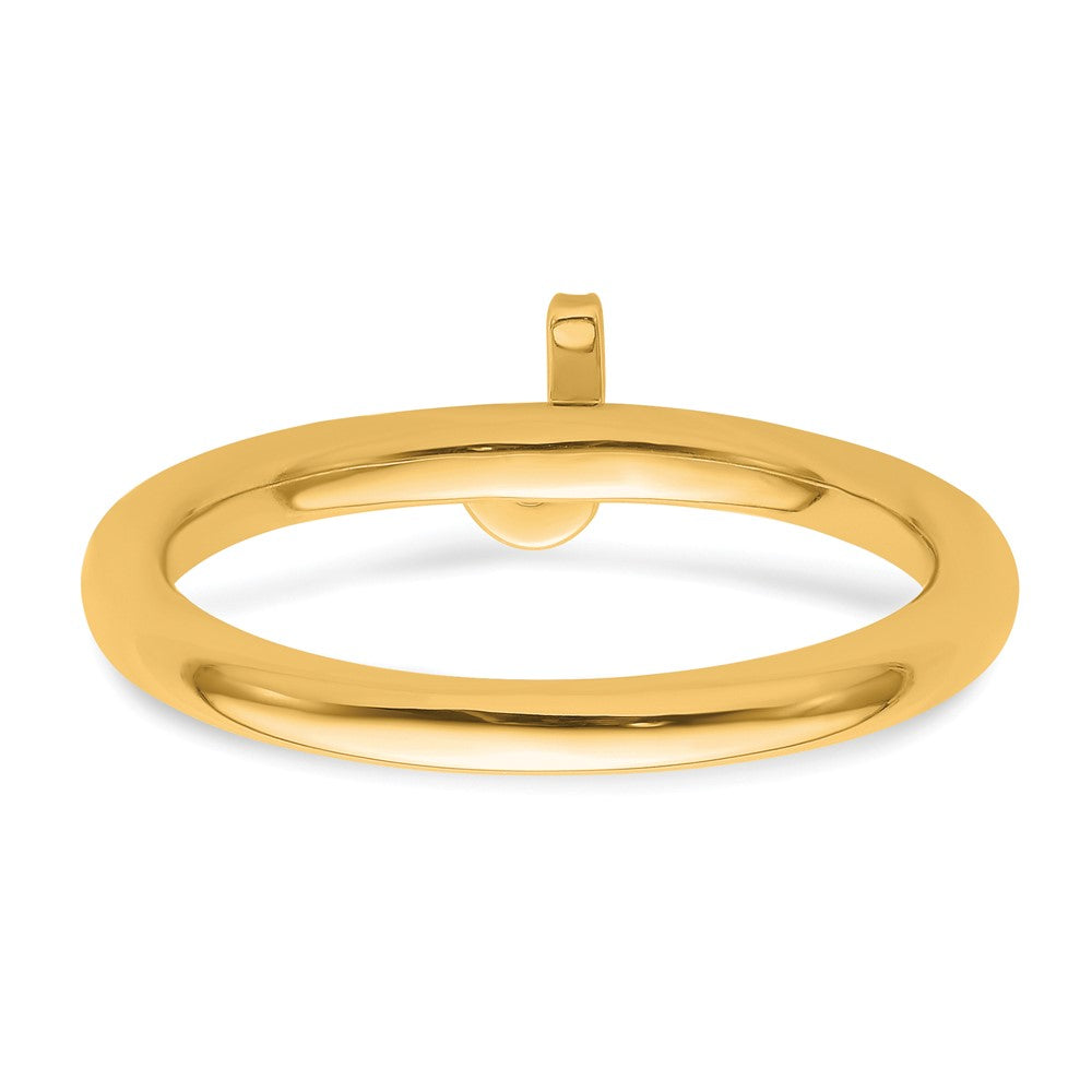Stackable Diamond Initial Rings