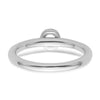 Stackable Diamond Initial Rings