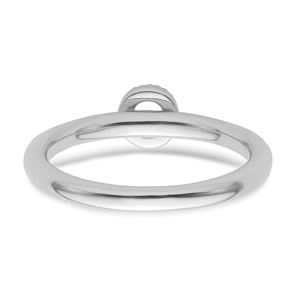 Stackable Diamond Initial Rings