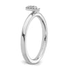 Stackable Diamond Initial Rings