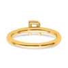 Stackable Diamond Initial Rings