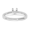 Stackable Diamond Initial Rings