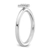 Stackable Diamond Initial Rings