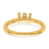 Stackable Diamond Initial Rings
