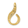 Gold Polished Slide Pendant