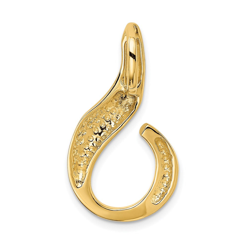 Gold Polished Slide Pendant