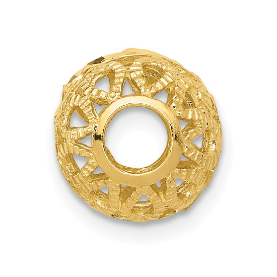 Gold Polished Filigree Pendants