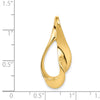 Gold Polished Slide Pendant