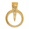 Gold Polished Slide Pendants