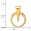 Gold Polished Slide Pendants