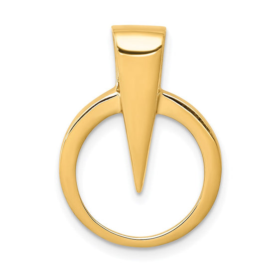 Gold Polished Slide Pendants