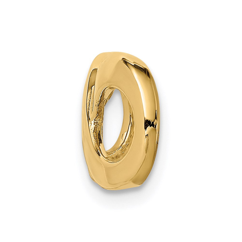 Gold Polished Infinity Slide Pendants