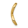 Gold Polished Infinity Slide Pendants