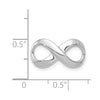Gold Polished Infinity Slide Pendants