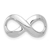 Gold Polished Infinity Slide Pendants