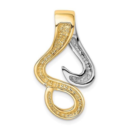 Gold Polished Slide Pendant