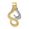 Gold Polished Slide Pendant