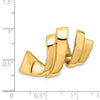 14k Polished Spiral Slide Fits up to 8mm Regular/10mm Fancy or Reversible Omega